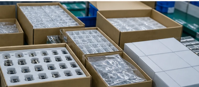 Finished connector packaging and export project support