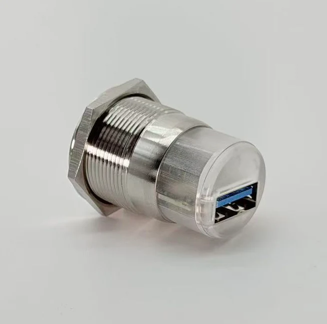 GBU3-C22M-ANB Type-C to USB-A female rear view