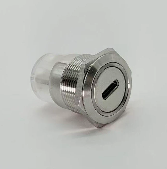 USB-A and Type-C panel connector sample used for OEM option discussion