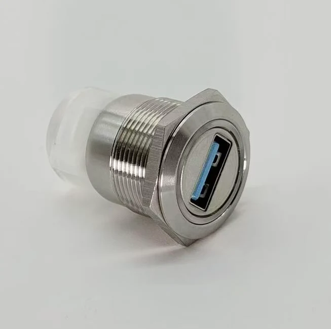 GBU2-M22S-ANB USB-A female to XH2.54 socket front view